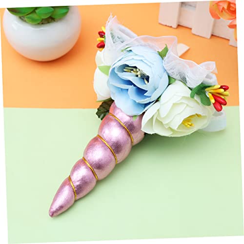Sombrero Disfraz Unicornio para Perros y Gatos Rosa miniatura 5