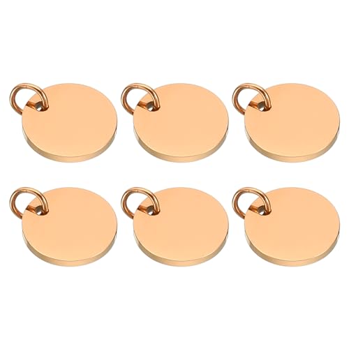 Disco de acero inoxidable PATIKIL de 12 mm, placas pulidas de alta calidad para joyería