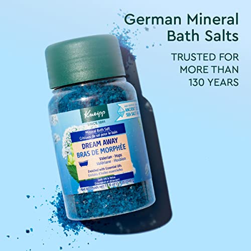 Kneipp Dream Away Mineral Bath Salts With Valerian & Hops, Soothing Bedtime Bath Blend, 17.6 Ounces For Up To 10 Baths #TOP4