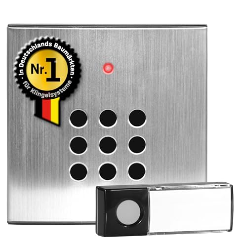 Carillon sans fil HX Style système de sonnette optique aluminium muet