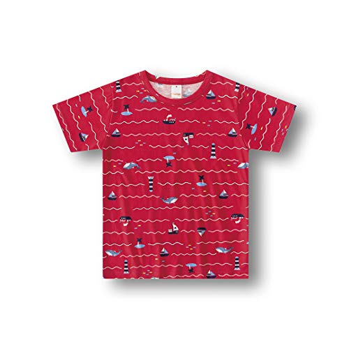 Camiseta On Board Marisol Play meninos, Vermelho, 8