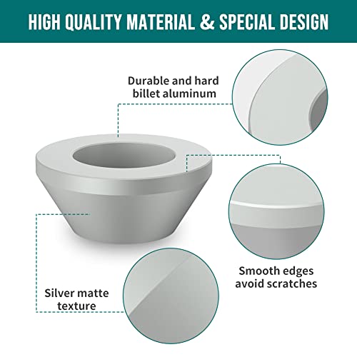 Autovic Manual Tire Changer Centering Cone, Billet Aluminum Upgrade Wheel Balancer Hold Down Cone For 1.67" Diameter Center Post Car Truck #TOP1