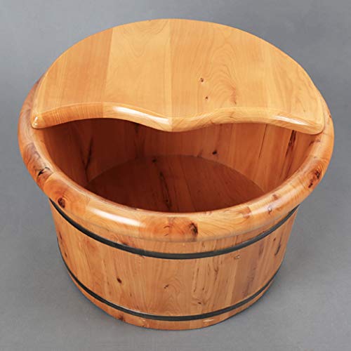 Masajeador Spa de Pies Tazón de Madera para Pedicura con Tapa miniatura 7