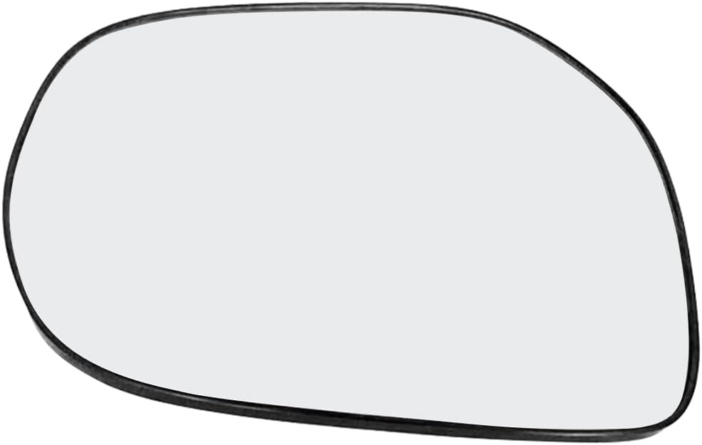 Replacement Side Mirror Glass Heated with Back Plate, Rearview Power Heated Mirror Glass, Compatible with Lexus GX460 2010-2019 Compatible with Lexus LX570 2008-2015, Left Driver Side
