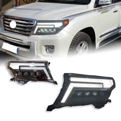 Optique avant Toyota Land Cruiser LC200 2008-2015 bloc phare clignotant défilement