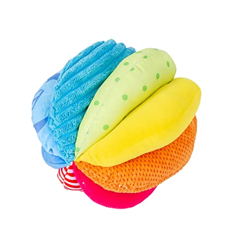 Montessori Baby Toys Play Kit Montessori Mirror Peekaboo Knob Puzzle, Medium Spinning Drum And Rainbow Fabric Ball Kit Toys For 6-12Months Toddlers (Play Kit 1) #TOP6