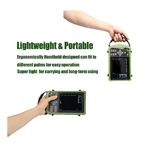 Dawei Vet Ultrasound Machine Portable Veterinary Handheld Scanner B-Ultra Sound With 3.5Mhz Probe For Pregnancy Pig,Sheep,Dog,Cat Use thumb #1
