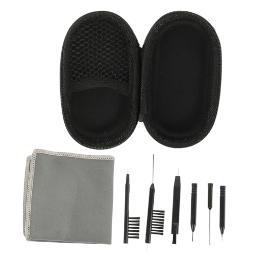 1Set Cleaning Tools Set Wax Cleaner Kit with Brushes Dry