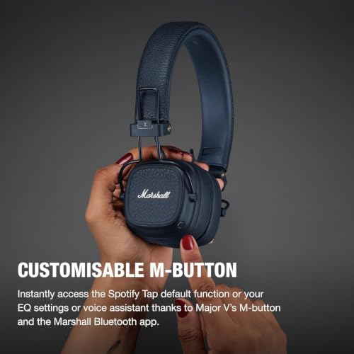 Marshall Store Marshall Major V Wireless On-Ear Headphones, Midnight - Image 4