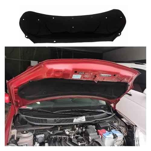 Doublure d'isolation coton Nissan Micra K13 capot de voiture - 4