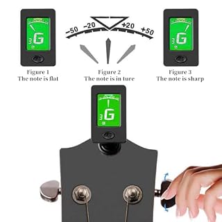 Lot de 8 accordeurs guitare à clipser pour guitare, ukulélé, violon, basse chromatique - Les Beatles, Paul McCartney, John Lennon, RIngo Starr, George Harrison Lot de 8 accordeurs guitare à clipser pour guitare, ukulélé, violon, basse chromatique – Image 4