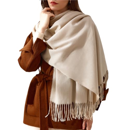 DURINM Bufanda Mujer Elegante De Invierno Chal De Cachemira sintética para Mujer Invierno Chal Fiesta Bufanda y chal adecuada para vestido de noche, bufanda 180 x 70 cm