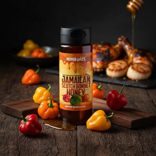Pepper Joe's Hot Honey - Miel con chile Scotch Bonnet 12 OZ miniatura 6