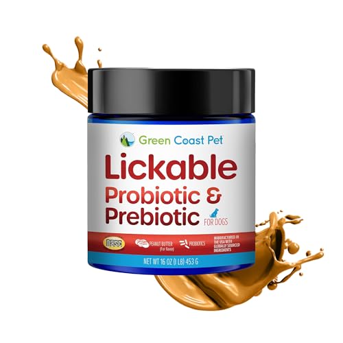 Lickable Actives Probiotic & Prebiotic Supplement for Dogs, 16 oz | Made in USA | 30 Day Supply Lickable Actives Probiotic & Prebiotic Supplement for Dogs, 16 oz | Made in USA | 30 Day Supply