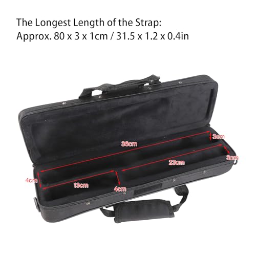 image for Walfront 16 Holes Flute Cases Oxford Cloth Carrying Case Bag Flute Acc