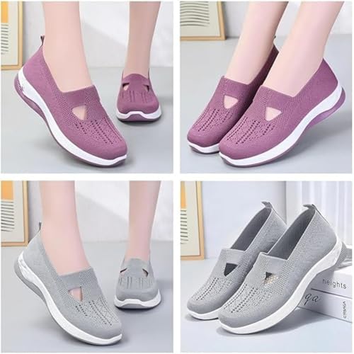 Addenno Womens Shoes, Enjerr Orthopedic Shoes Womens, Women's Casual Breathable Slip on Orthopaedic Walking Sneakers4