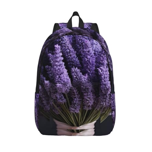 Sac à dos en toile WURTON lavande pour randonnée et travail