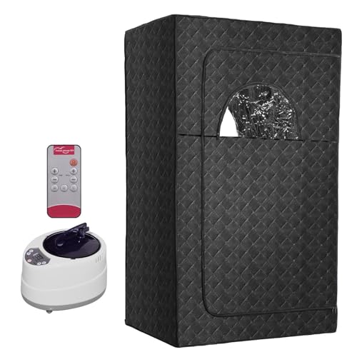 Portable Sauna Tent | Sauna Room 2.6L Foldable Sauna Box | Remote Control Sauna Tent Sauna Relaxation Kit for Home Indoor