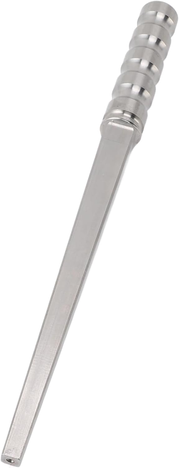 Ring Sizer Mandrel Ring Forming Mandrel Ring Size Mandrel Premium Solid Stainless Steel Jewelry Making Tool for Measuring Ring Sizes (Quadrate)