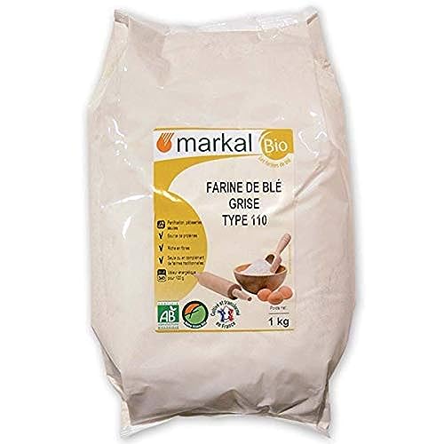 MARKAL Farine Ble Grise T110 1Kg Bio -