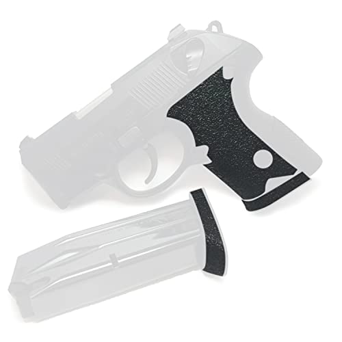 GripOn Textured Rubber Grip Wrap for Beretta PX4 Storm Sub-Compact 9/40 (Black)
