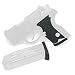 GripOn Textured Rubber Grip Wrap for Beretta PX4 Storm Sub-Compact 9/40 (Black)