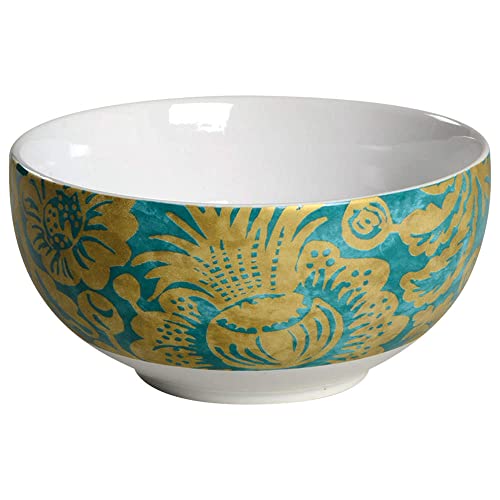 222 Fifth Belorado Teal Soup Cereal Bowl