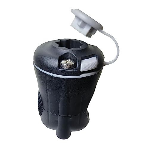 Poteau de pêche pour rail de kayak avec double embase à sangle ajustable 1,5" - 4