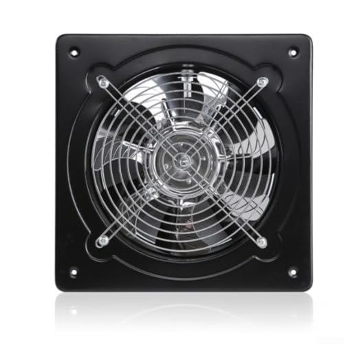 Ventilador de escape axial industrial de 6 pulgadas con motor de cobre de protección térmica para ventilación de taller de garaje y extracción de aire, diseño de bajo ruido