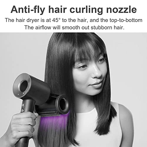Upgrade Anti-Flight Flyaway Comb Attachment Nozzle For Dyson Supersonic Hair Dryer - Accessories For Dyson Supersonic Hair Dryer Hd01 Hd02 Hd03 Hd04 Hd08 Hd15 (Grey) #TOP5