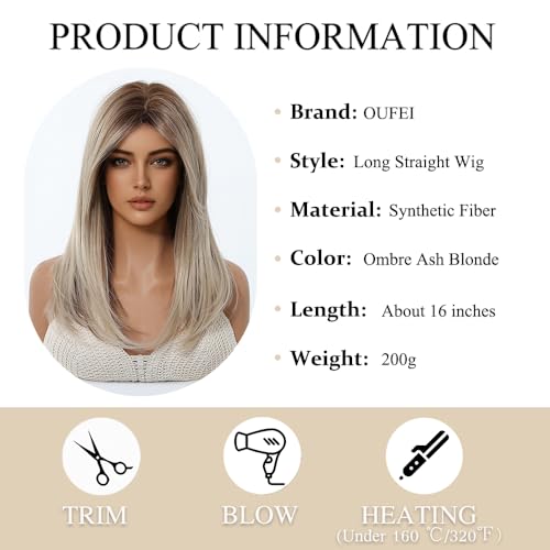 Franges-rideaux cheveux synthétiques blonds pour masquer racines et volume