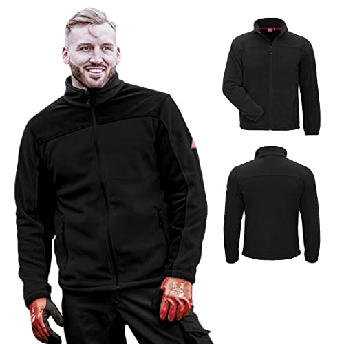 Nitras MOTION TEX PLUS Fleecejacke - windfeste Jacke für Freizeit & Arbeit...