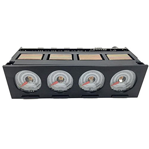 ✔ Per adattare la potenza di raffreddamento e l'aumento del volume del PC alle proprie esigenze di cambiamento, questo controllo consente un accesso diretto tramite quattro canali. Il produttore Lamptron ha deciso di avere un display classico nel design degli orologi.