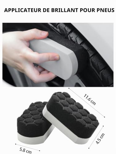 Fantasticlean 7 Pièces Lot de Brosse Nettoyage Voiture – vue 6