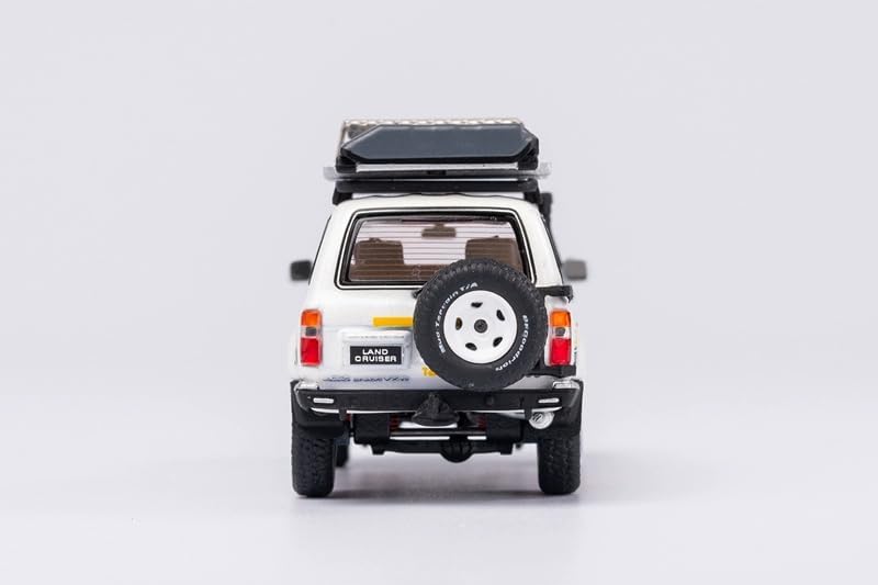 Miniatura 5 de FloZ Para KengFai para Toyota para Land Cruiser para LC80 Off-Road Vehicle Pearl White Off Road Edition 164 Camión Modelo preconstruido