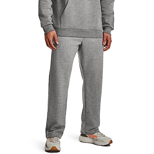 Pantalon Under Armour Rival Fleece homme gris sport jogging taille L
