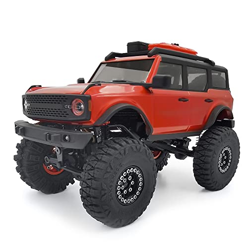 WEFEINO 4Pcs 1.0" Crawler Tires Soft Rubber Tires 62mm for 1/24 Axial SCX24 Deadbolt Bronco RC Crawler Car (b)