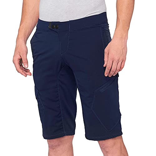 Short 100% Ridecamp para hombre Navy 28.3 miniatura 1