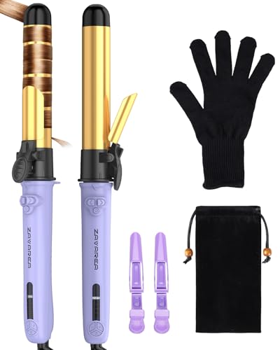 Zavarea UV217 Rotating Curling Iron 1 1/4 Inch, 2024 Upgraded Zavarea Automatic Curling Iron With Extra-Long Barrel, Dual Voltage Self Curling Wand 1.25 Inch Hair Curler For Long Hair For Effortless Waves thumb #8