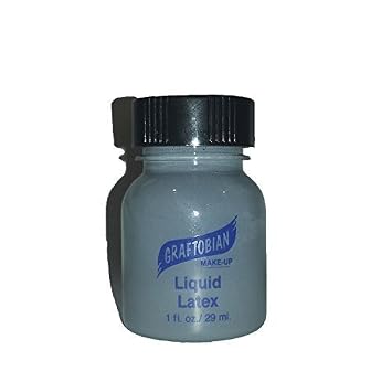 Graftobian Liquid Latex, Colored 1 Ounce - Black