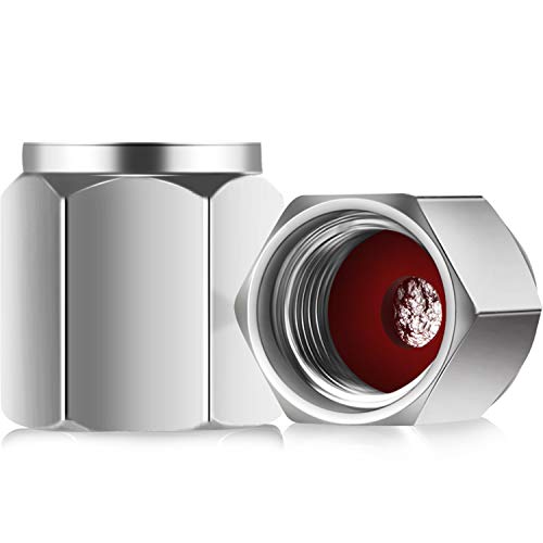 Mudder MUDDER-ALUMINUM-096 20 Pieces Tire Valve Caps Aluminum Valve Stem Caps In Hexagon Shape thumb #2