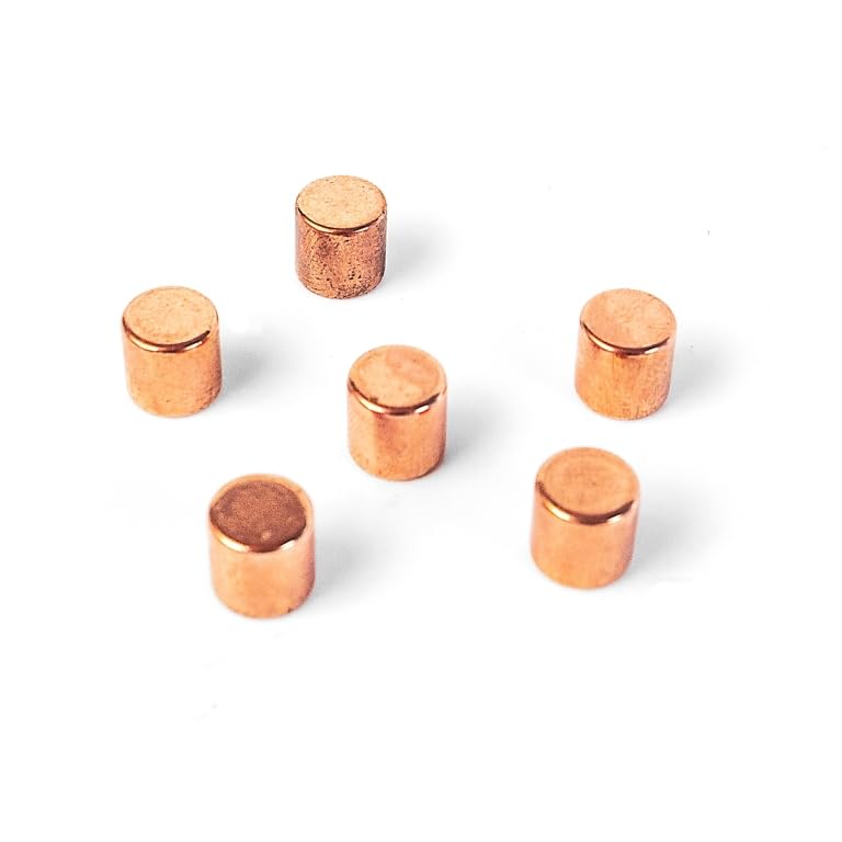 Aimants boulons en cuivre : lot de 6 pièces magnétiques puissantes pour votre tableau