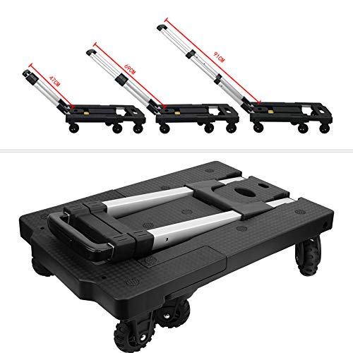 Carretilla plegable portátil con 7 ruedas miniatura 2