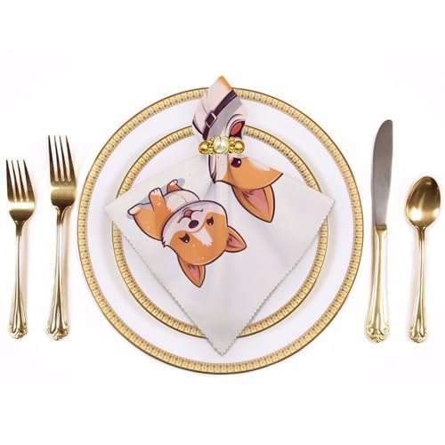 Servilletas de Tela con Diseño Shiba Inu 6 unidades miniatura 3