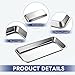 NUOMI Medical Surgical Tray Stainless Steel Instrument Trays Organizer 2 Pack Dental Procedure Tray Tools