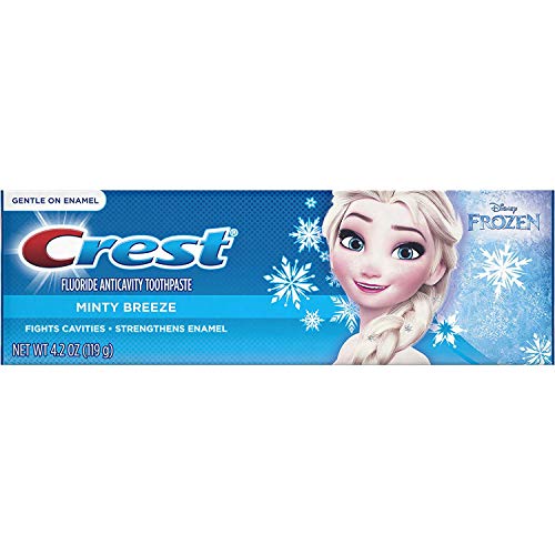 Crest Pro-Health For Me Disney Frozen Anticavity Fluoride Toothpaste - Minty Breeze 4.2 Oz (Pack of 3)
