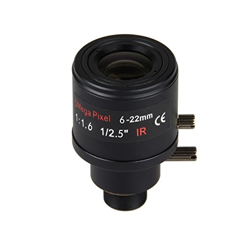 5MP Action Camera Vari-Focal Lens 6-22mm M12 Mount 1/2.5 Inch IR Filter Long Distance View - Thumbnail 6