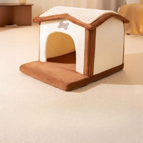 Coussin pour chat amovible super soft et dôme isolant pour grand chat L