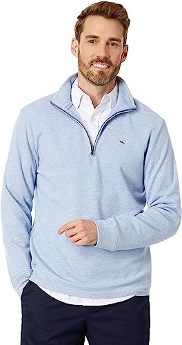 vineyard vines Saltwater 1/4 Zip Jake Blue XL