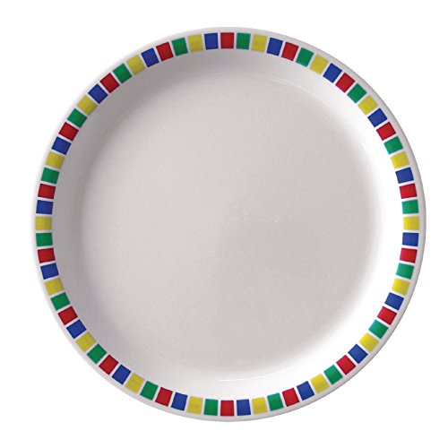 OlympiaKristallon Fairground Melamine Reusable Plastic Plates 160mm (12 Pack) DP980